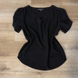 Adrianna Papell Black Blouse